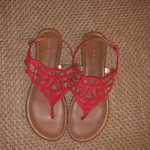Kelly and Katie Coral Sandals